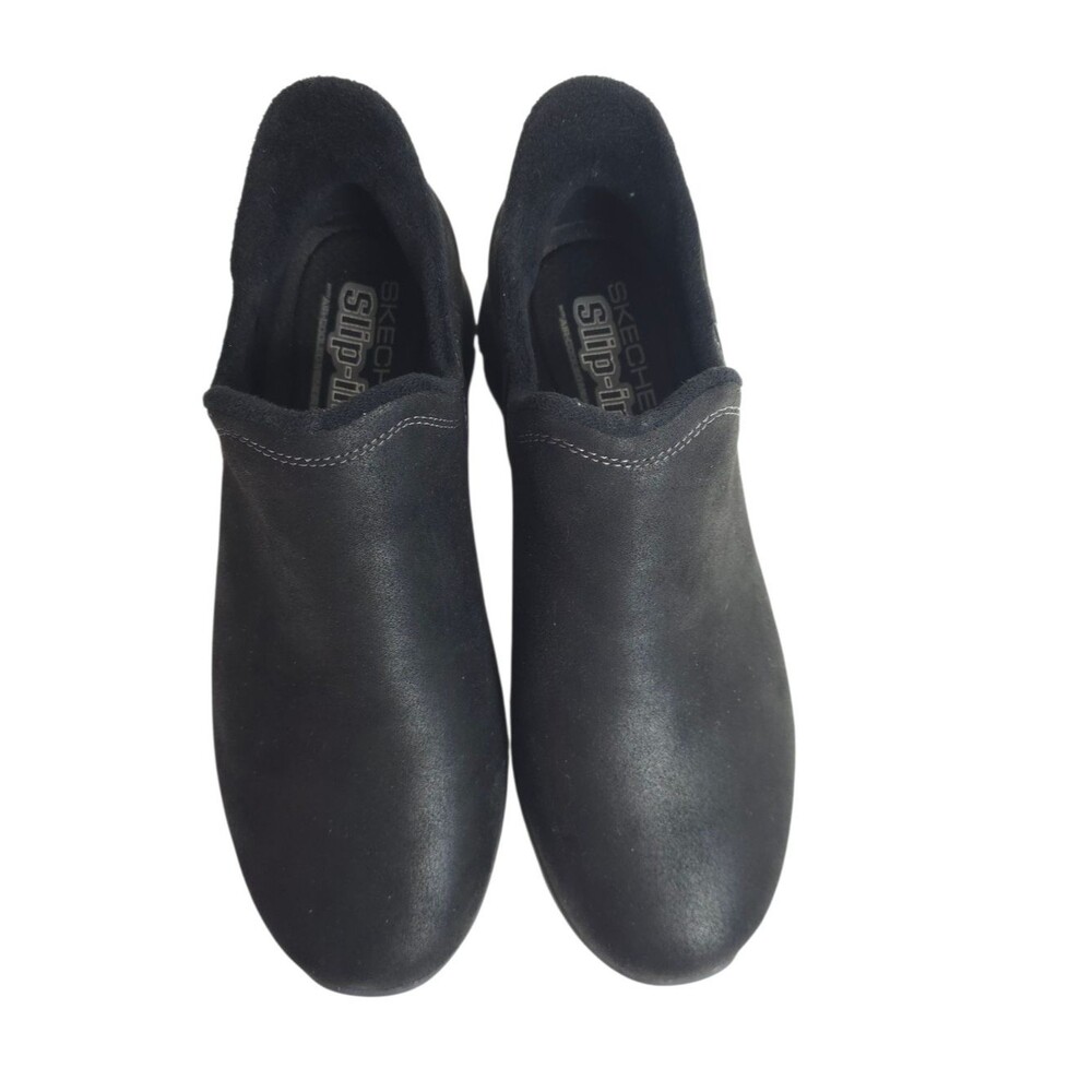 Skechers Hands Free Slip Ins Easy Going Shoes Women Black Comfort Size 9 M - Picture 2 of 9